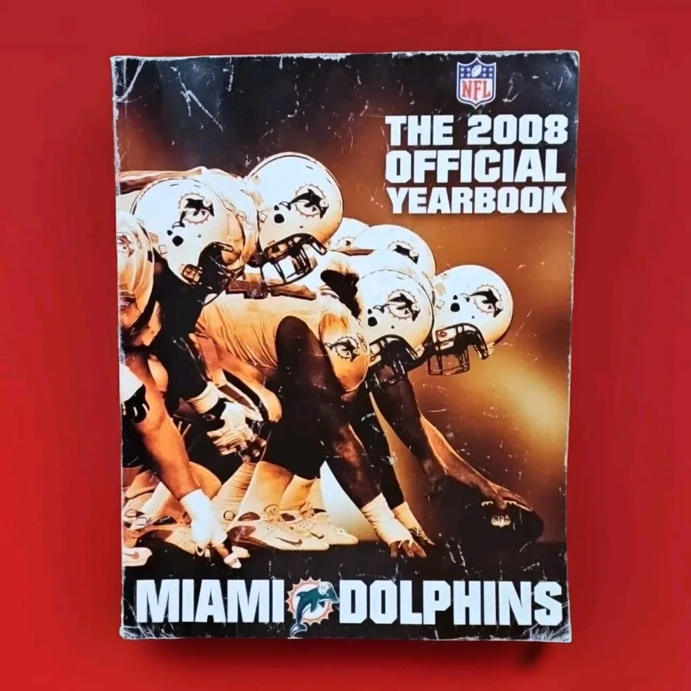 Miami Dolphins 2008 Official NFL Yearbook Media Program Magazine Football